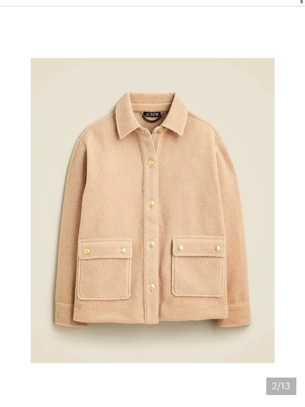 J. Crew Button-Front shirt Jacket